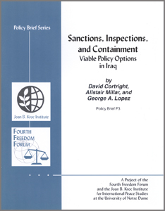 Sanctions, Inspections and Containment